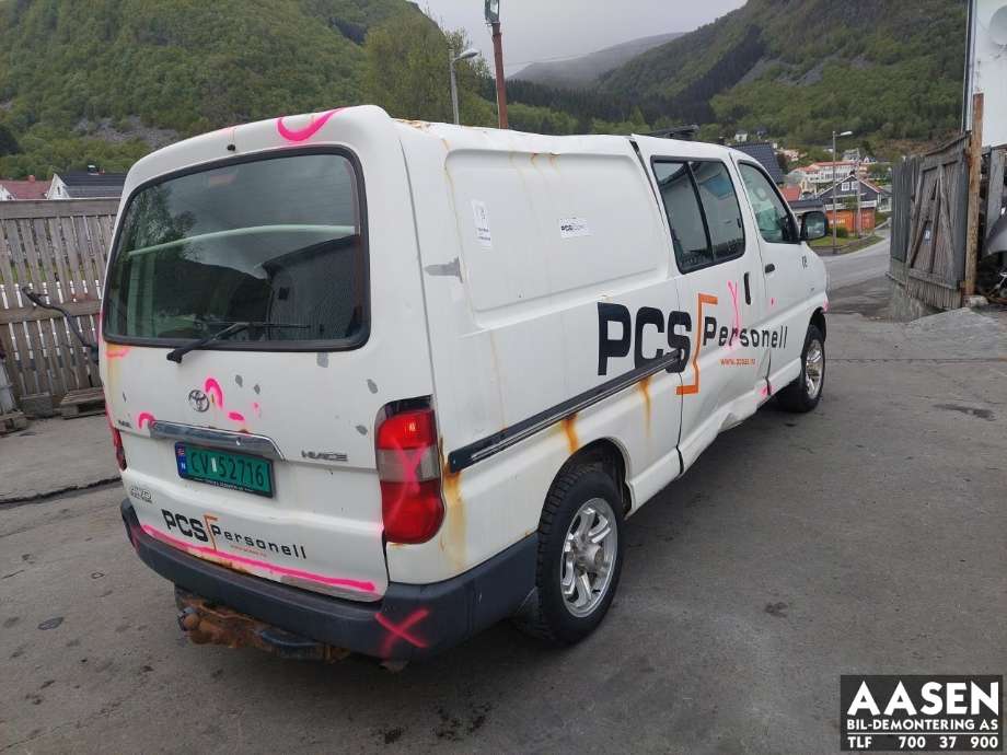 Toyota Hiace 2007-2012 (Fase 3) , Motorkode: 2KD-FTV, Girkassekode: 