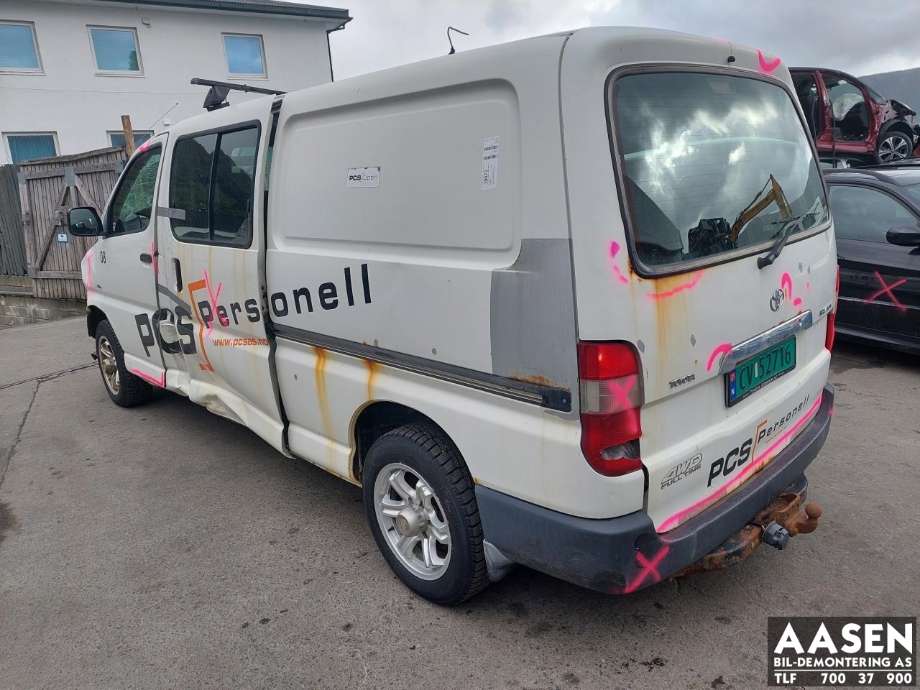 Toyota Hiace 2007-2012 (Fase 3) , Motorkode: 2KD-FTV, Girkassekode: 