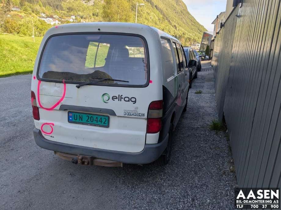 Toyota Hiace 1996-2001 (Fase 1) , Motorkode: 2L, Girkassekode: 