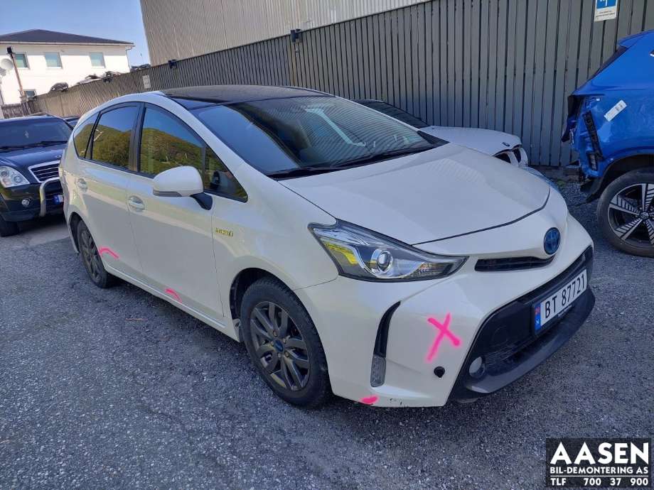 Toyota Prius +7 2012-2020 (Type III) (stasjonsvogn) (stasjonsvogn), Motorkode: 2ZR-FXE|5JM, Girkassekode: 