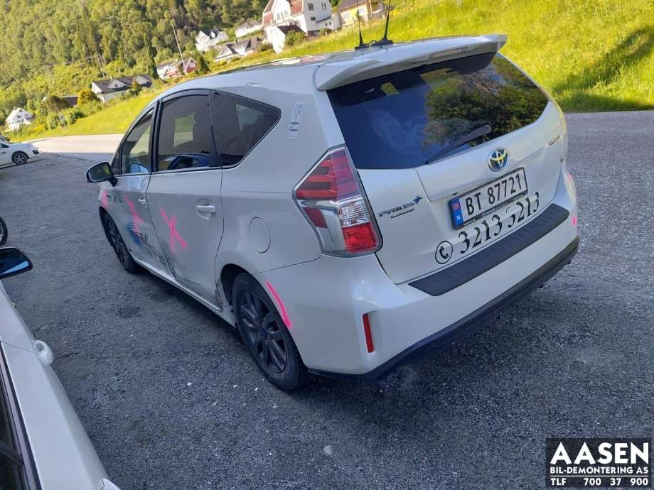 Toyota Prius +7 2012-2020 (Type III) (stasjonsvogn) (stasjonsvogn), Motorkode: 2ZR-FXE|5JM, Girkassekode: 