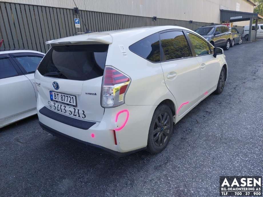 Toyota Prius +7 2012-2020 (Type III) (stasjonsvogn) (stasjonsvogn), Motorkode: 2ZR-FXE|5JM, Girkassekode: 