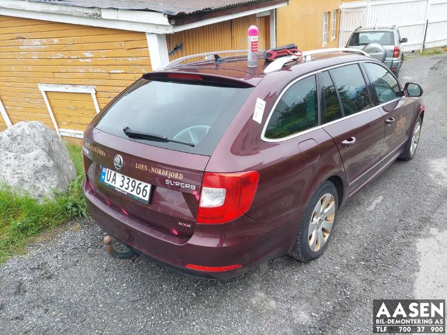 Škoda Superb 2008-2015 (Type II) , Motorkode: CFGB, Girkassekode: PQS