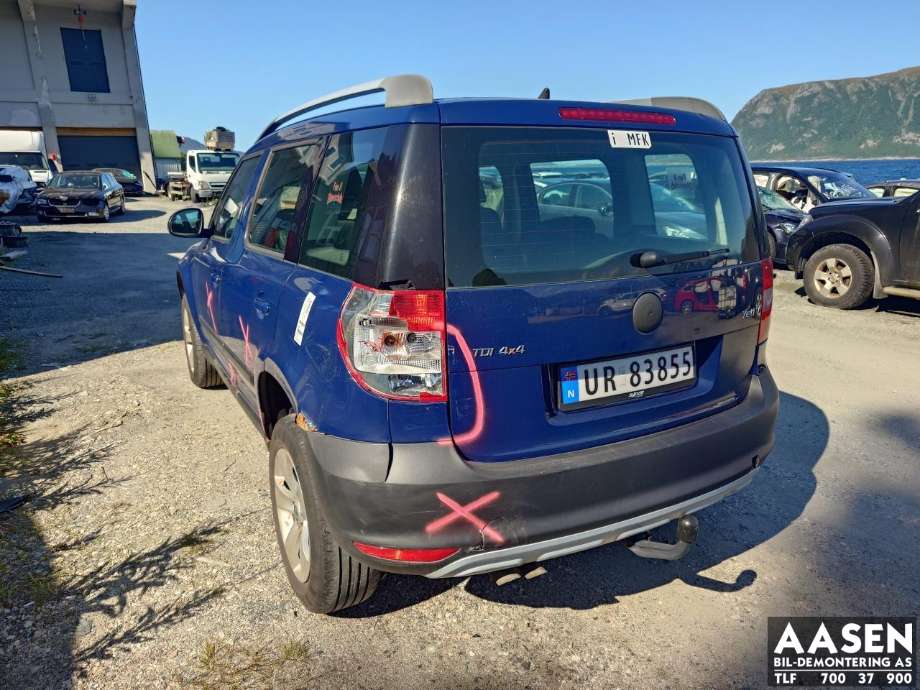 Škoda Yeti 2009-2013 (Fase 1) , Motorkode: CFHF, Girkassekode: LNN