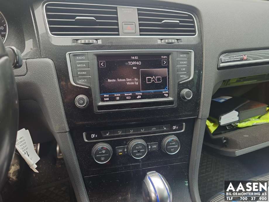 VW Golf VII 2017-2020 (Fase 2) , Motorkode: CUKB, Girkassekode: 
