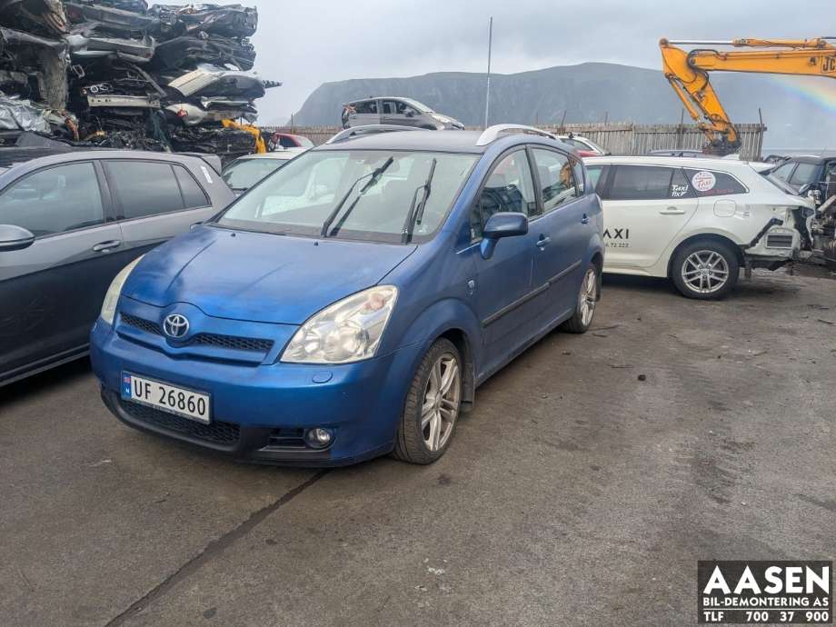 Toyota Verso 2004-2009 (Type II) , Motorkode: 1CD-FTV, Girkassekode: 