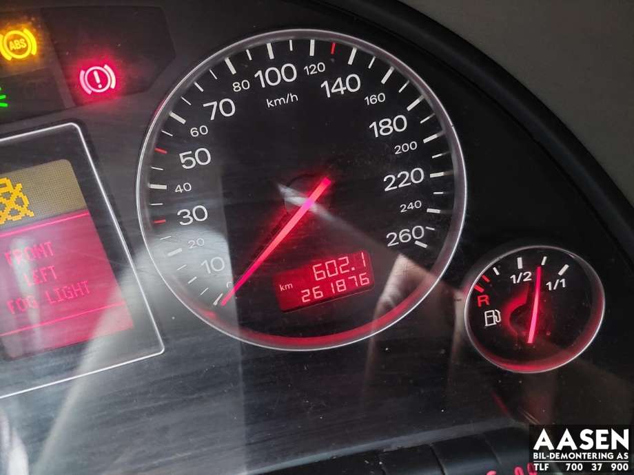 Audi A4 2001-2004 (Type II) (B6) (B6), Motorkode: AVF, Girkassekode: