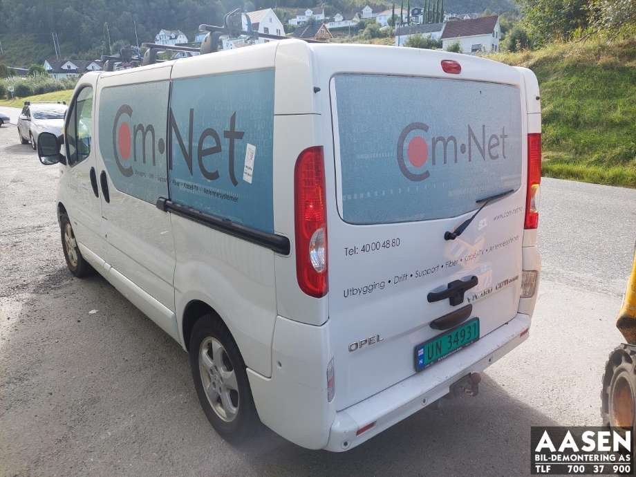 Opel Vivaro A 2006-2014 , Motorkode: M9R F6, Girkassekode: 