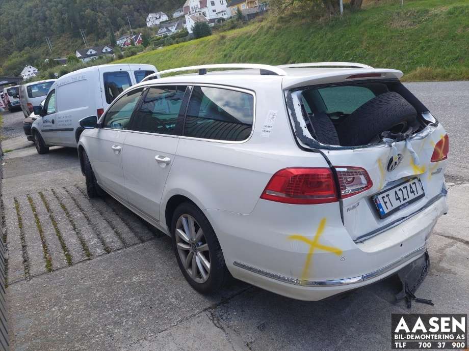 VW Passat 2011-2015 (B7) (B7), Motorkode: CAY, Girkassekode: 