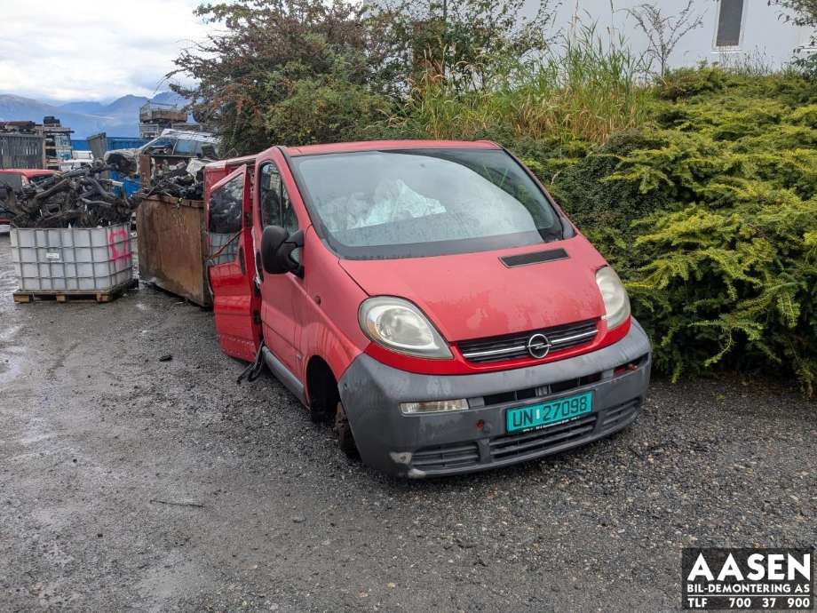 Opel Vivaro A 2001-2006 , Motorkode: F9QU7, Girkassekode: 
