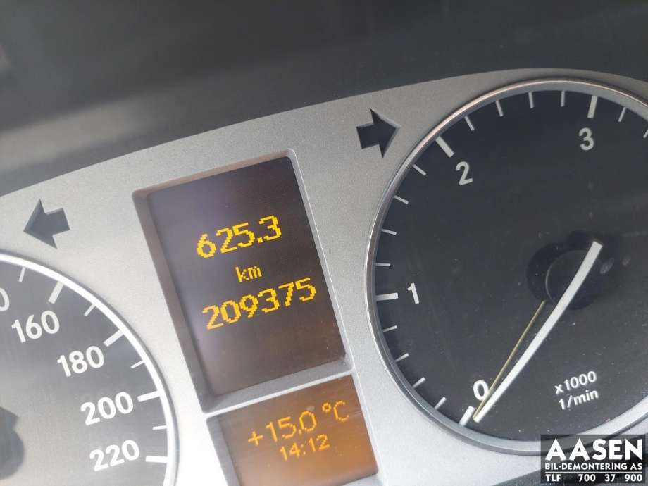 Mercedes B-Klasse 2008-2011 (Fase 2) (W245) (W245), Motorkode: 64094030530445, Girkassekode: 