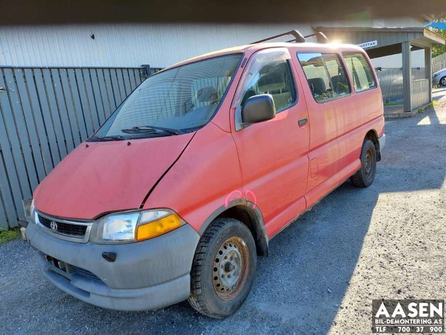 Toyota Hiace 1996-2001 (Fase 1) , Motorkode: , Girkassekode: 