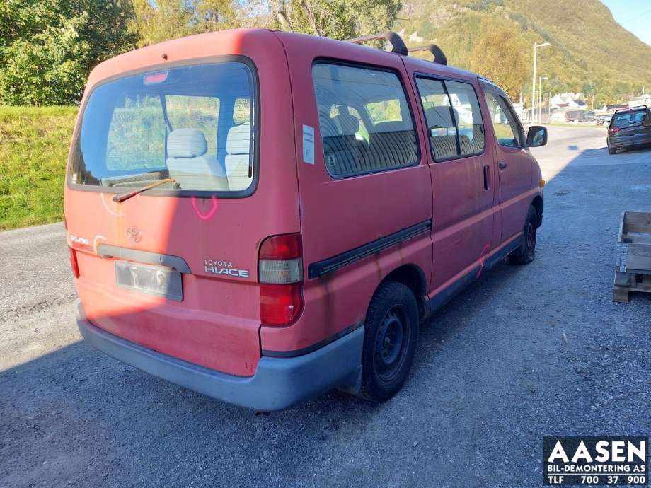 Toyota Hiace 1996-2001 (Fase 1) , Motorkode: , Girkassekode: 