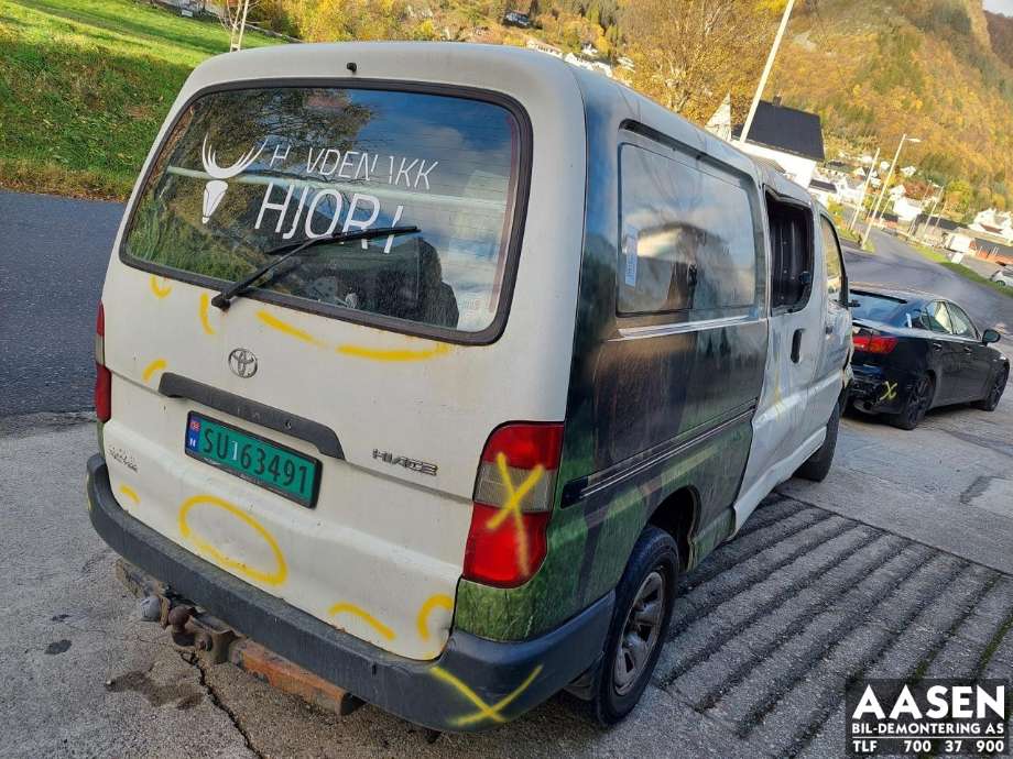 Toyota Hiace 2007-2012 (Fase 3) , Motorkode: 2KD-FTV, Girkassekode: 