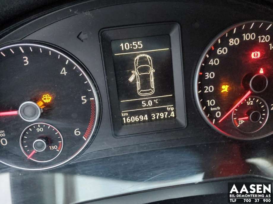 VW Golf, Plus/Cross 2009-2013 (Fase 2) , Motorkode: CAYC, Girkassekode: LHW