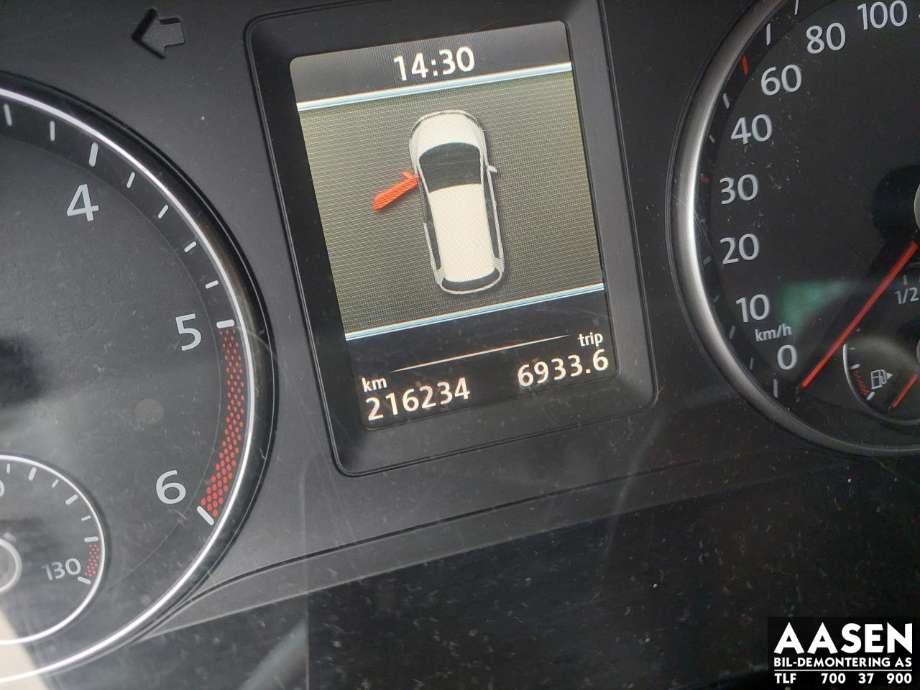 VW Touran 2010-2015 (Type I, Fase 3) , Motorkode: CAYC, Girkassekode: NQE