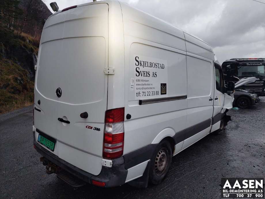 Mercedes Sprinter 2006-2013 (Fase 1) (906) (906), Motorkode: 651.955, Girkassekode: 
