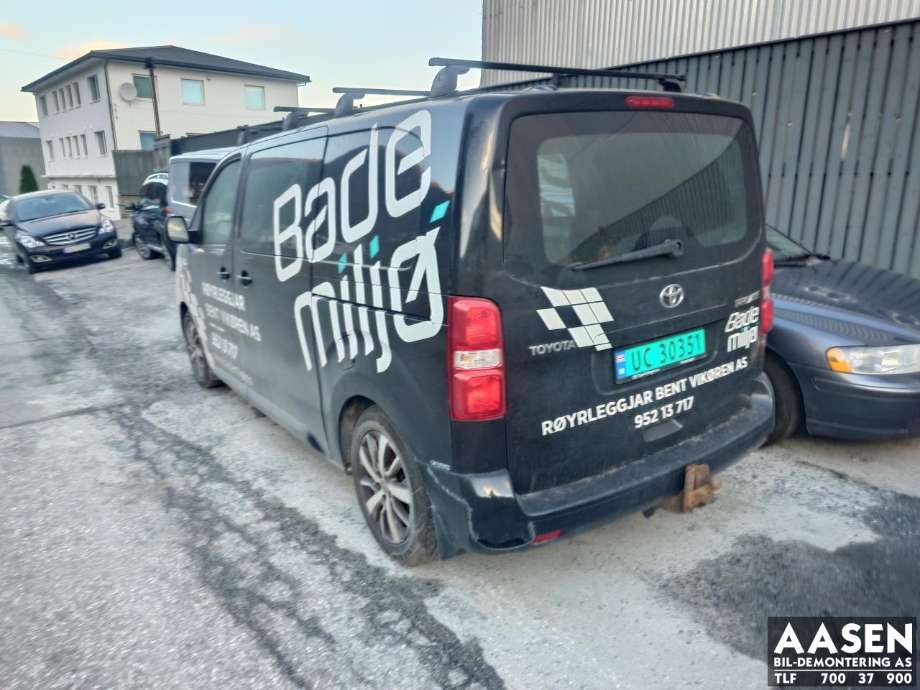 Toyota Proace 2016-->> (Type II) , Motorkode: BH01, Girkassekode: 