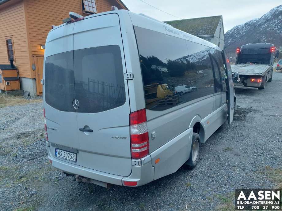 Mercedes Sprinter 2013-2018 (Fase 2) (906) (906), Motorkode: D642896, Girkassekode: 