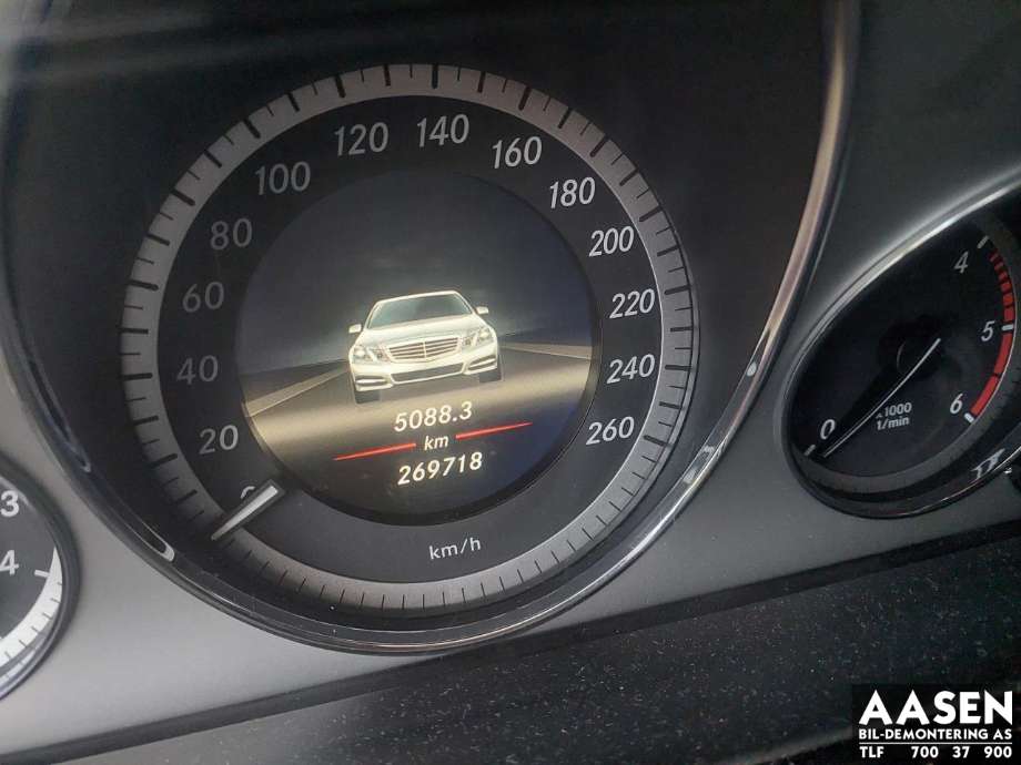 Mercedes E-Klasse 2009-2013 (Fase 1) (W212) (W212), Motorkode: 651925, Girkassekode: