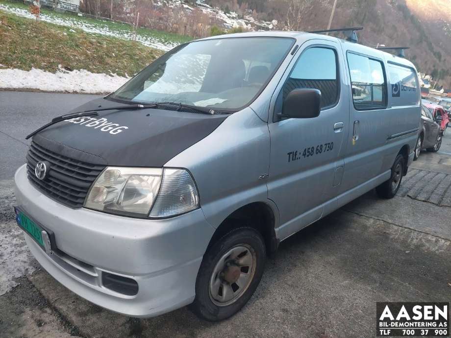 Toyota Hiace 2007-2012 (Fase 3) , Motorkode: 2KD-FTV, Girkassekode: 