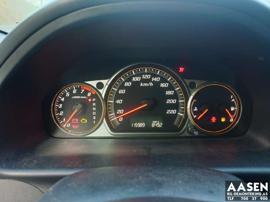 Honda CR-V 2002-2006 (Type II) , Motorkode: K20A4, Girkassekode: 