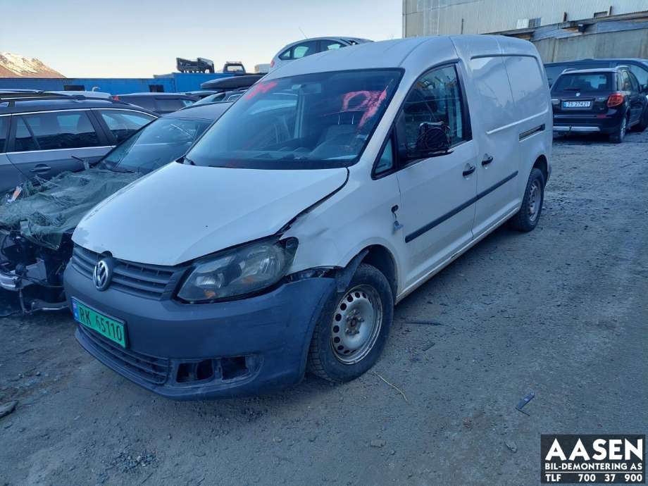 VW Caddy, 2010-2015 (Type III, Fase 2)  delebil , Motorkode: CAY