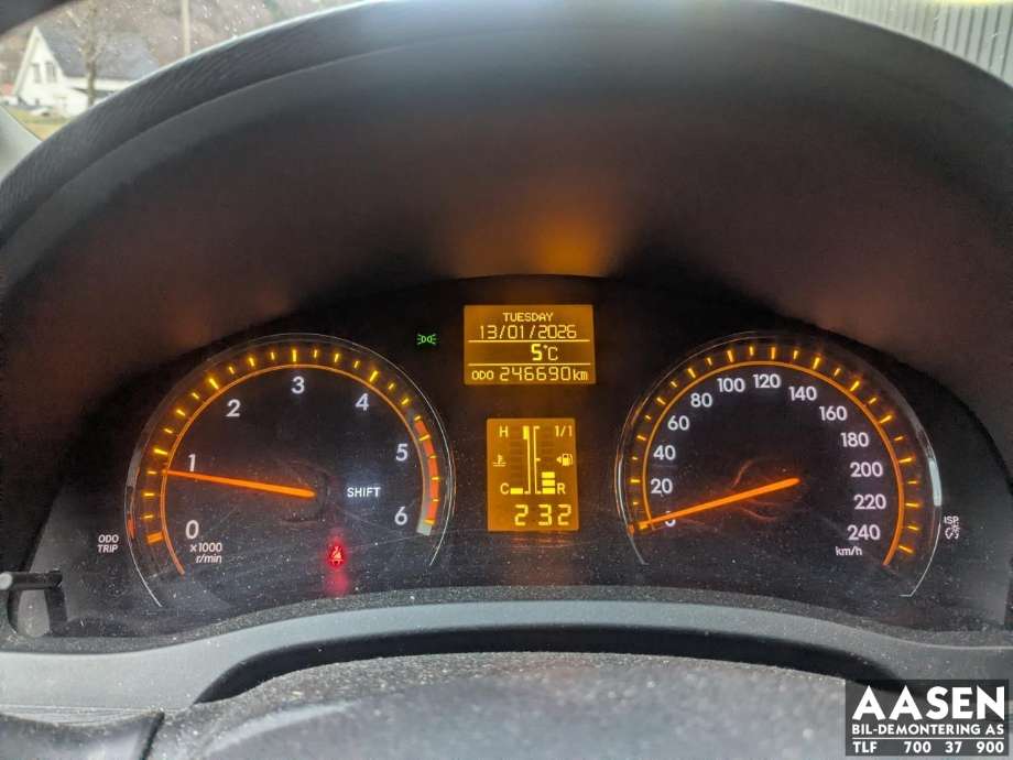 Toyota Avensis 2009-2015 (Type III, Fase 1) , Motorkode: 1AD-FTV, Girkassekode: 