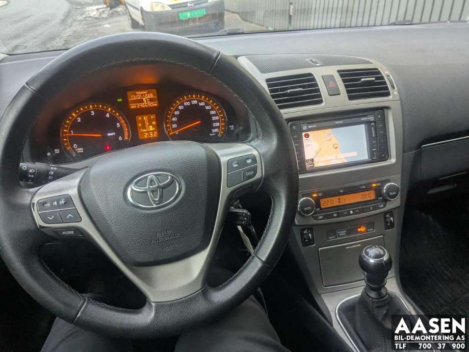 Toyota Avensis 2009-2015 (Type III, Fase 1) , Motorkode: 1AD-FTV, Girkassekode: 