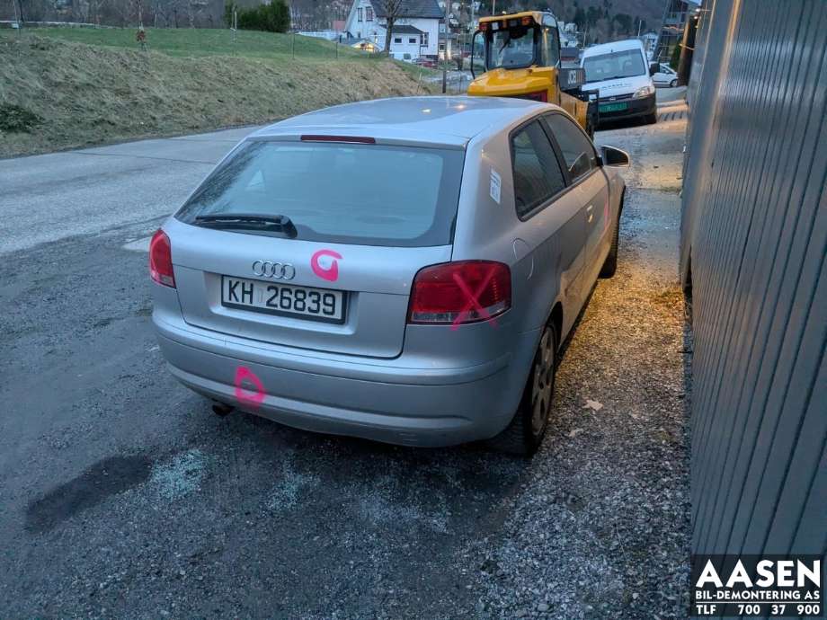 Audi A3 2003-2008 (Type II, Fase 1) , Motorkode: BGU, Girkassekode: FVH