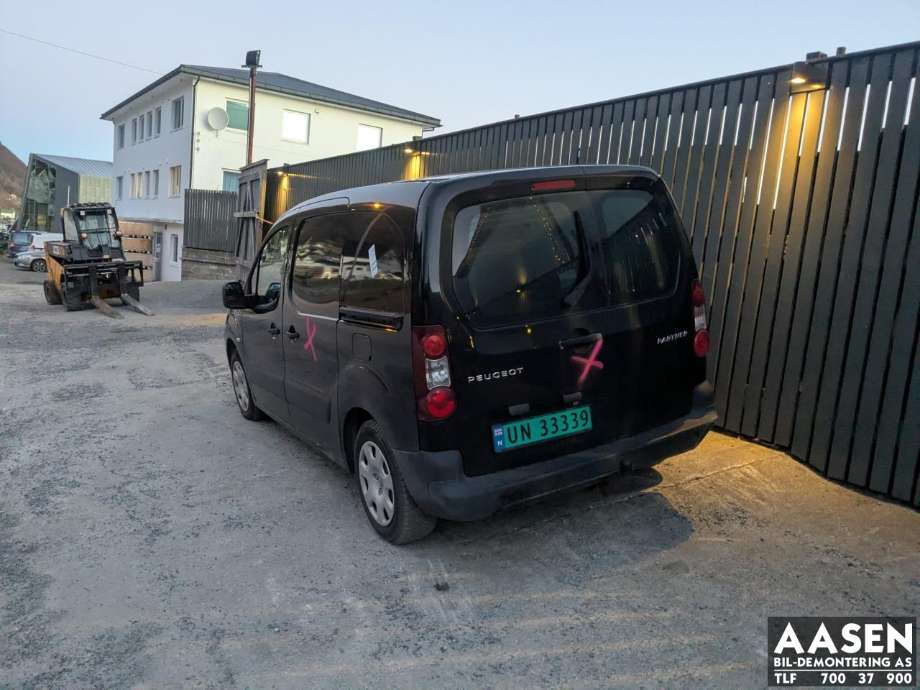 Peugeot Partner 2008-2015 (Type II, Fase 1) , Motorkode: 9H06, Girkassekode: 