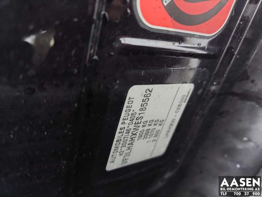 Peugeot 308 2013-2021 (Type II) , Motorkode: AH01, Girkassekode: 