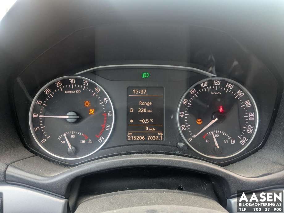 Škoda Octavia 2009-2013 (Type II, Fase 2) delebil , Motorkode: CAY, Girkassekode: