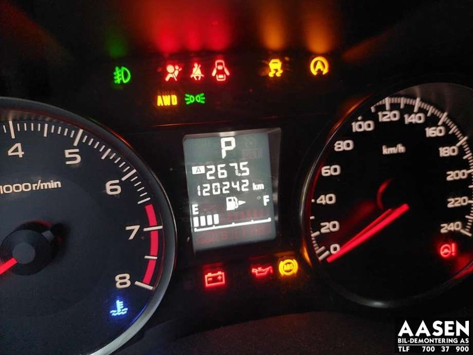 Subaru XV 2012-2017 (Type I) , Motorkode: FB16, Girkassekode: 