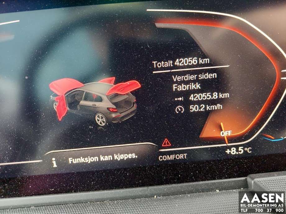 BMW 1-Serie 2019-->> (F40) (F40), Motorkode: B47C20B, Girkassekode: 