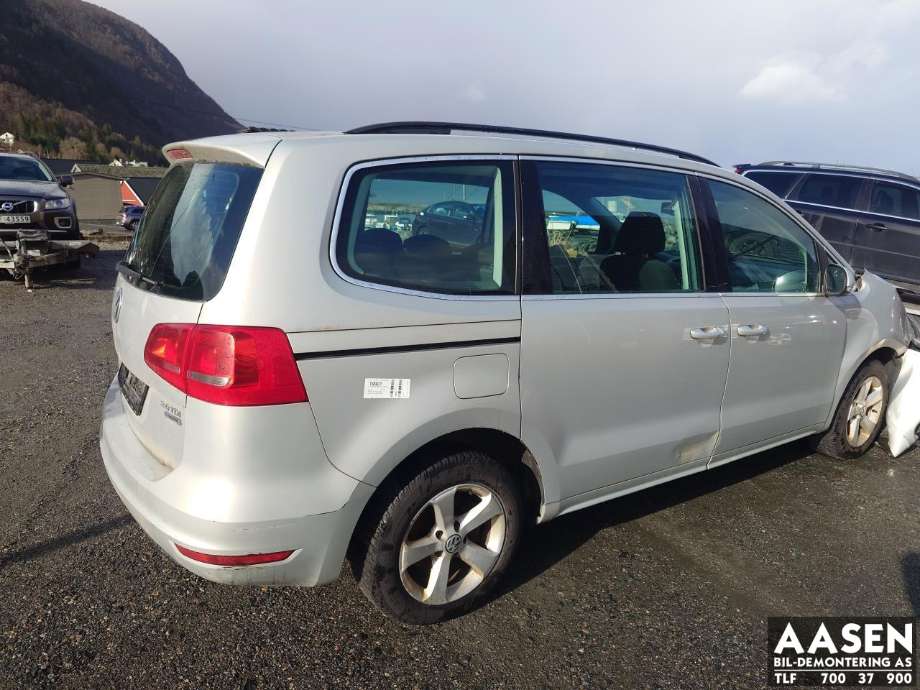VW Sharan 2010-->> (Type II) , Motorkode: CFFB, Girkassekode: NFZ