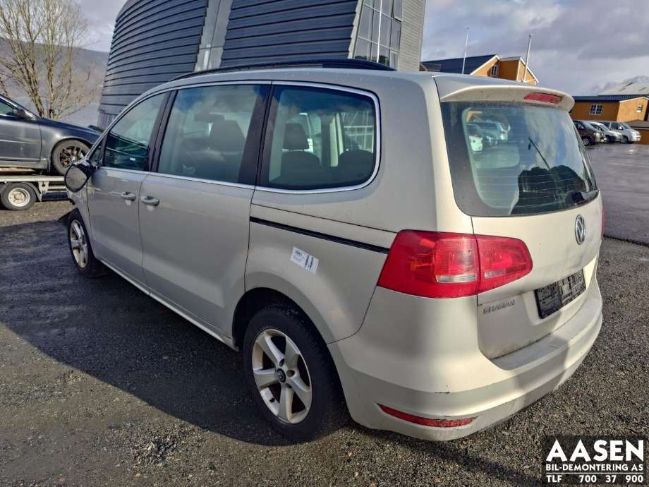 VW Sharan 2010-->> (Type II) , Motorkode: CFFB, Girkassekode: NFZ