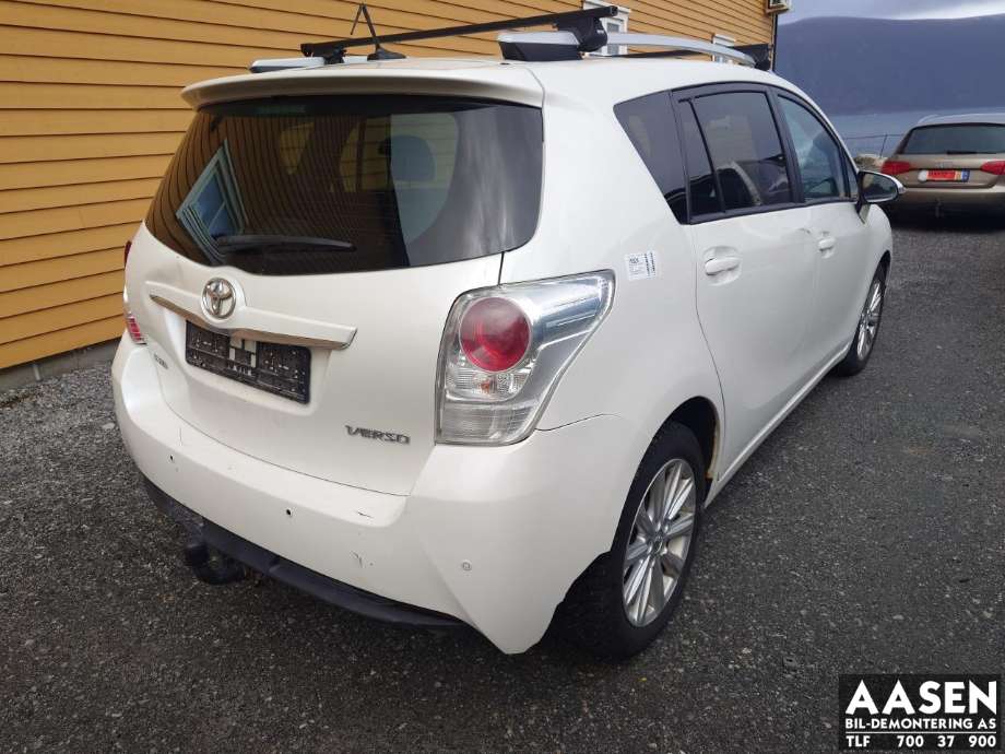 Toyota Verso 2009-2016 (Type III) , Motorkode: 1AD-FTV, Girkassekode: 