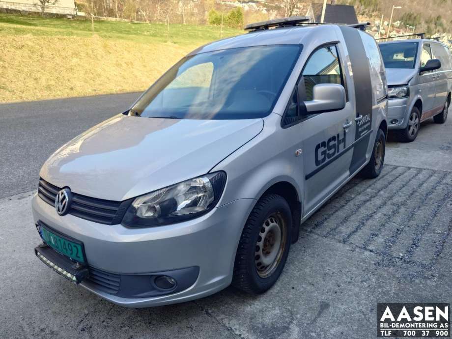 VW Caddy, 2010-2015 (Type III, Fase 2)  delebil , Motorkode: CAY
