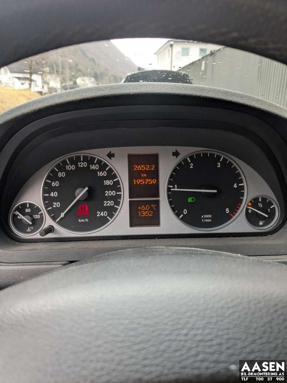 Mercedes B-Klasse 2008-2011 (Fase 2) (W245) (W245), Motorkode: 640940, Girkassekode: 