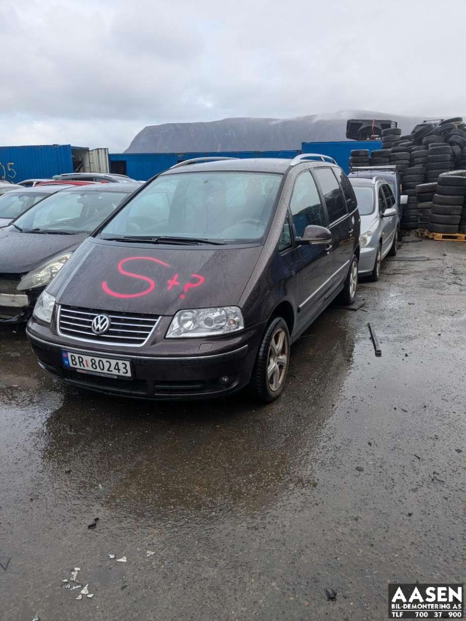 VW Sharan 2000-2010 (Type I, Fase 2) , Motorkode: BVH, Girkassekode:
