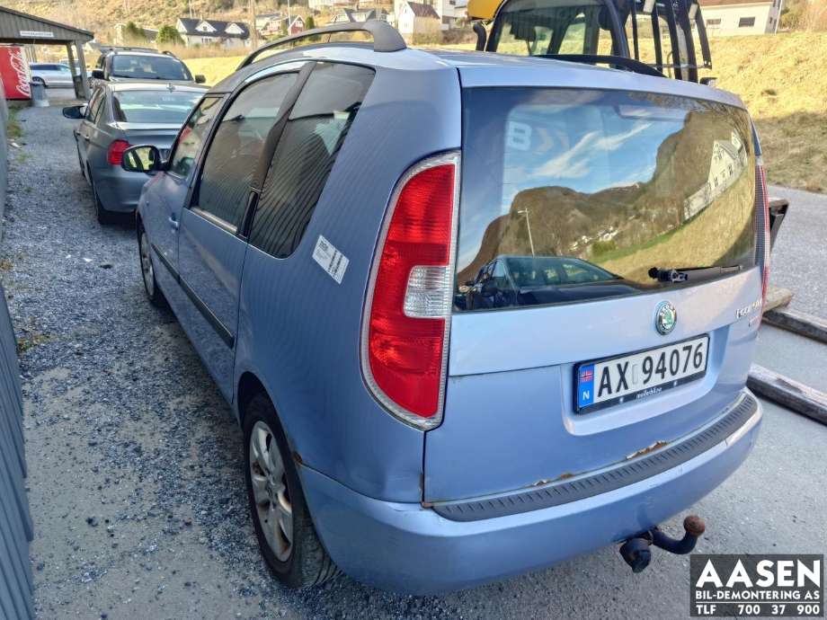 Škoda Roomster 2006-2010 (Fase 1) , Motorkode: BLS, Girkassekode: 