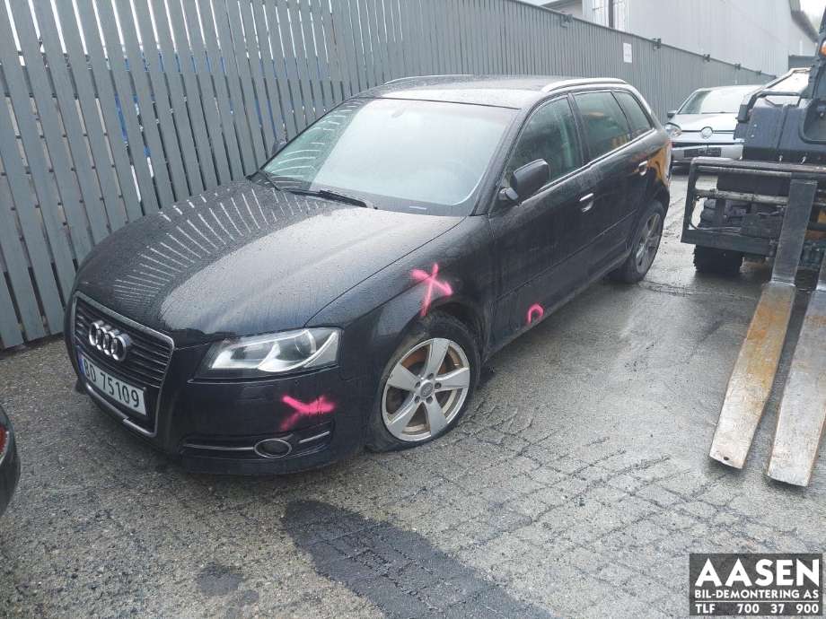 Audi A3, 2009-2012 (Type II, Fase 2)  delebil , Motorkode: CFF