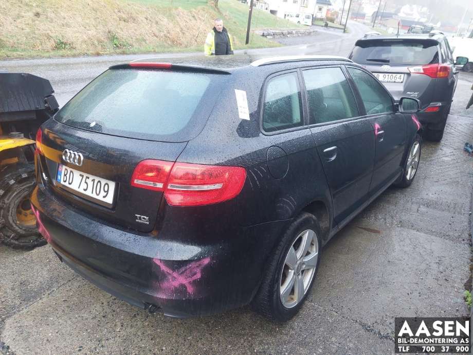 Audi A3 2009-2012 (Type II, Fase 2) , Motorkode: CFF, Girkassekode: 