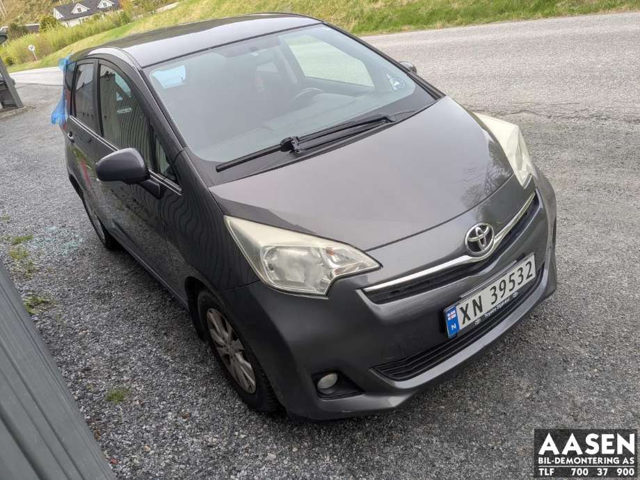 Toyota Verso-S 2011-2015 (COMBI) delebil , Motorkode: 1NR-FE, Girkassekode: 