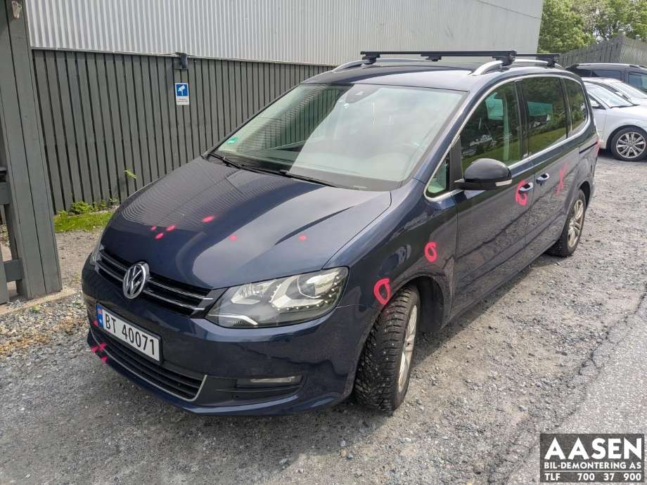 VW Sharan 2010-->> (Type II) delebil , Motorkode: CFF, Girkassekode: 