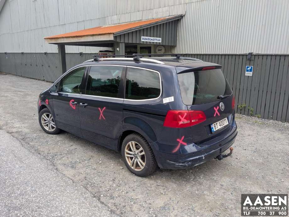 VW Sharan 2010-->> (Type II) delebil , Motorkode: CFF, Girkassekode: 