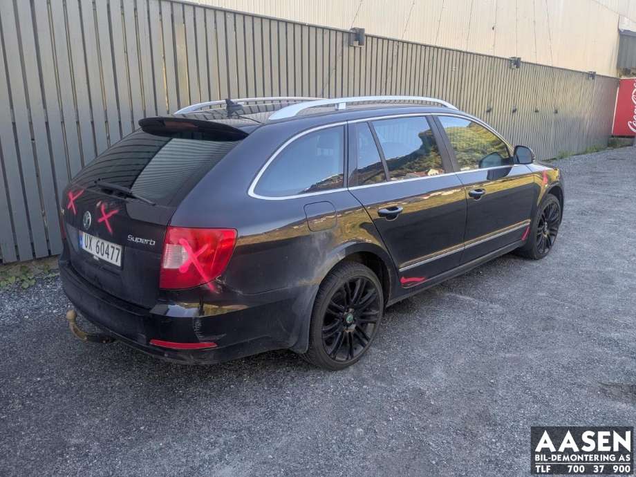 Škoda Superb 2008-2015 (Type II) , Motorkode: CFFB, Girkassekode: 