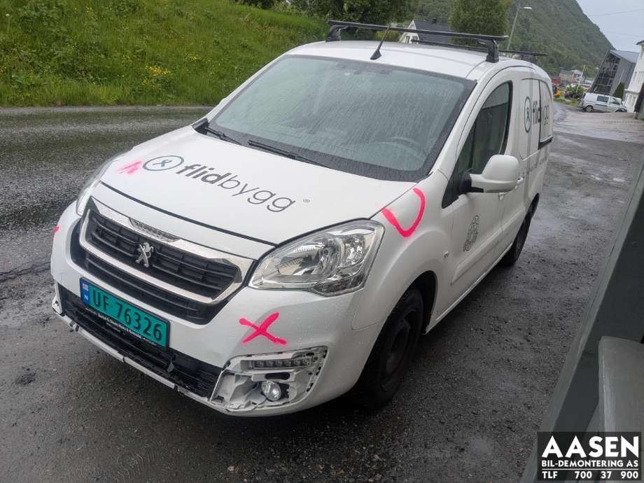 Peugeot Partner 2015-2019 (Type II, Fase 2) delebil , Motorkode: BH02, Girkassekode: 