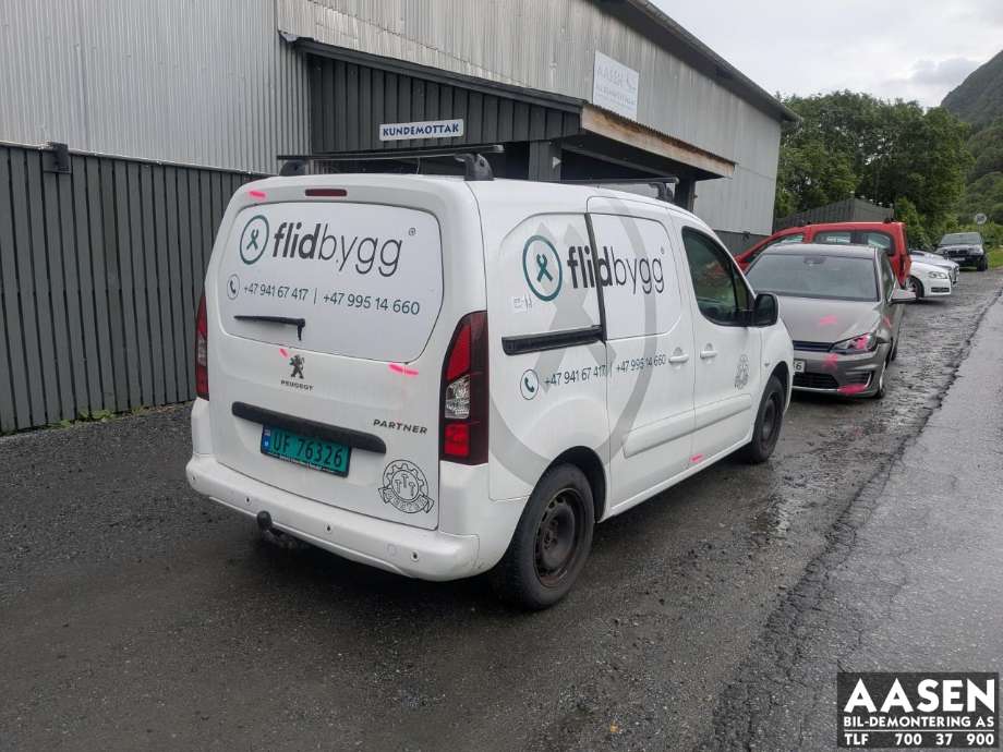 Peugeot Partner 2015-2019 (Type II, Fase 2) delebil , Motorkode: BH02, Girkassekode: 